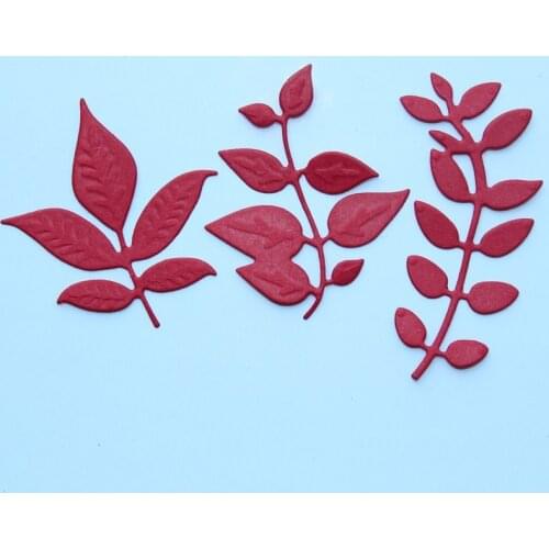 YLCD051 Leaves Metal Cutting Dies For Scrapbooking Stencils DIY Cards Album Decoration Embossing Folder Die Cutter Template Mold