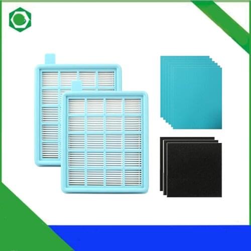 6PCS Filters +6PCS Cotton Filters For Philips Vacuum Cleaner FC8471 FC8630 FC9322 FC8473 FC8631 FC8470 FC8518