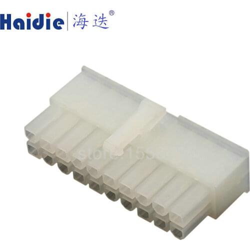 2sets 20pin auto plastic electric plug 39-01-2200 cable housing harness unsealed plug connector 3901-2200