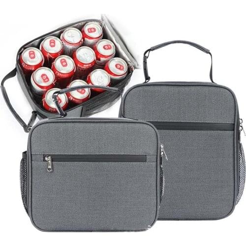 7L portable lunch bag ice pack thermal meal drinks picnic box food cans fresh carrier cooler bag thermos insulated cool bags