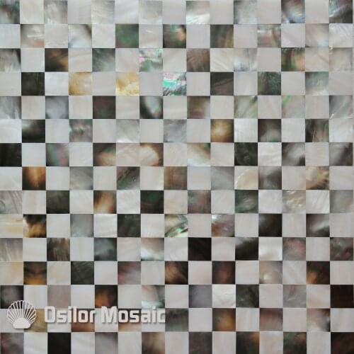 Free shipping 100% sea shell and Chinese freshwater shell mother of pearl mosaic tile for interior house decoration wall tile