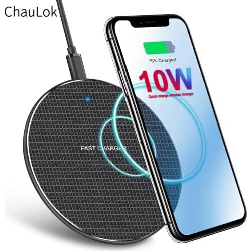 Qi Wireless Charger For Huawei P40 P30 P20 Pro Mate 20 30 Pro 5G Qi Fast Charging Pad for Google Pixel 4 3 2 XL Wireless Charger