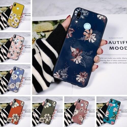 Case For Huawei Nova 2i 2 Lite Plus 3 3I 3E 4 4E 5 Silicone Soft Flower Back Cover For Huawei Nova Smart Lite 2017 Phone Case