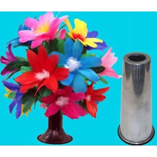 Flower Botania Magic Tricks Stage Close-up Magia Cylinder Appearing Flower Bush Magie Mentalism Illusion Gimmicks Props