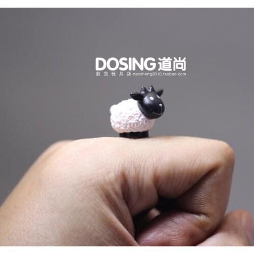 Wild Animal Small Lamb Model Ornaments Cute Sheep Fairy Garden Miniature Accessories Decor Action Figures Figurine Toys