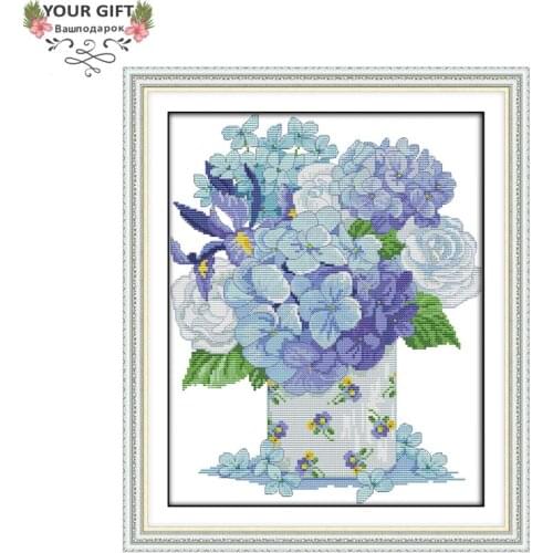 Joy Sunday H753 14CT 11CT Counted and Stamped Home Decor Pincushion Needlework Needlepoint Embroidery DIY Cross Stitch kits