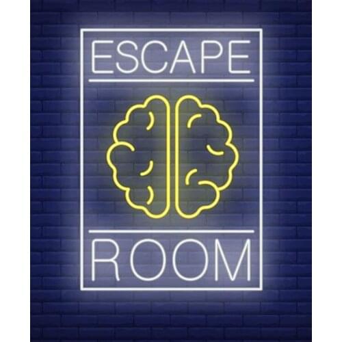Neon Sign For Escape Room text LOGO Lamp real glass tubes resterant decorate light Eagles Neon Sign sports neon signs Bar Neon