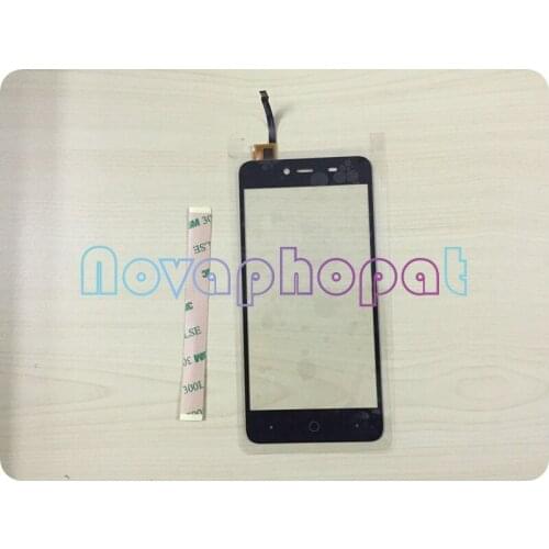 Novaphopat Black Digitizer Screen For For Highscreen Easy Power Touch Screen Panel Digitizer Glass Sensor Replacement + tracking