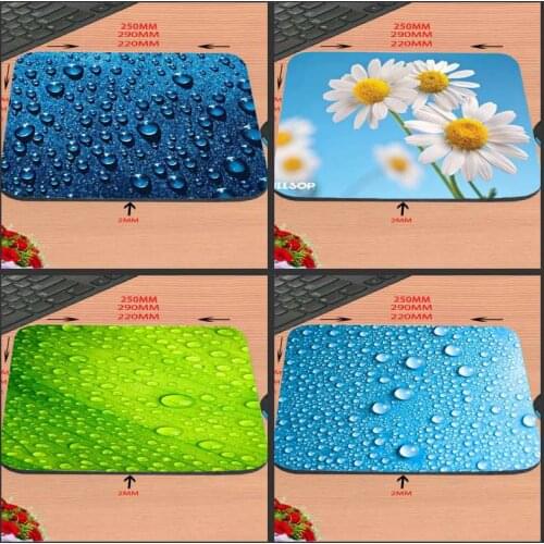 Mairuige New Design High Quality Desktop Pad Water And Flowers mouse pad Boy Hot Sale Mouse Pad Computer Gaming MousePads