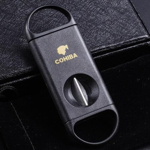 New Cigar Cutter Sharp Stainless Steel Cigar Guillotine Pocket V-Cut Clipper Cigar Accessories Scissors