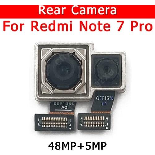 Original Rear Camera For Xiaomi Redmi Note 7 Pro Note7 7Pro Back Main Big Camera Module Flex Cable Replacement Spare Parts