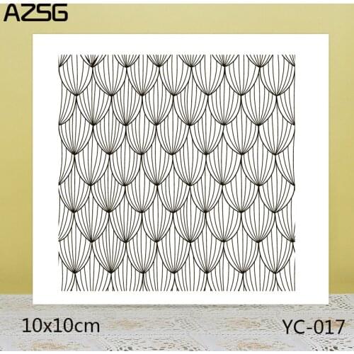 ZhuoAng Melon shell Clear Stamps For DIY Scrapbooking/Card Making Decorative Silicon Stamp Crafts
