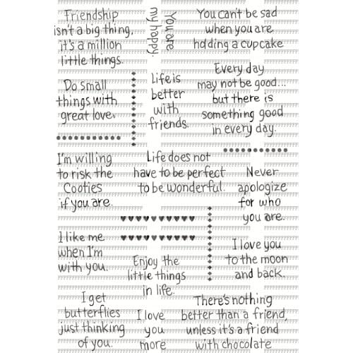 Word Transparent Silicone Clear Rubber Stamp Sheet Cling Scrapbooking DIY Cute Pattern Photo Album PaperCard Decor