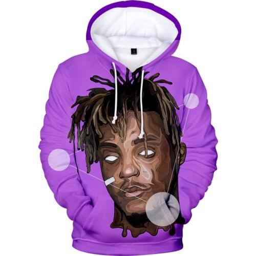 3D Juice wrld 3D Hoodies Sweatshirts Men/women Hit Hop kpop clothes Long sleeve Autumn pullovers streetwear 2020