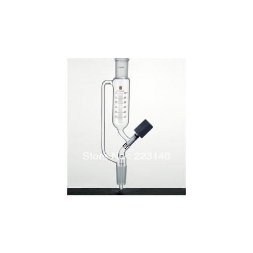 F649250 Funnel, Pressure equalizing, High vacuum valve, Capacity:250ml, Joints:19/22