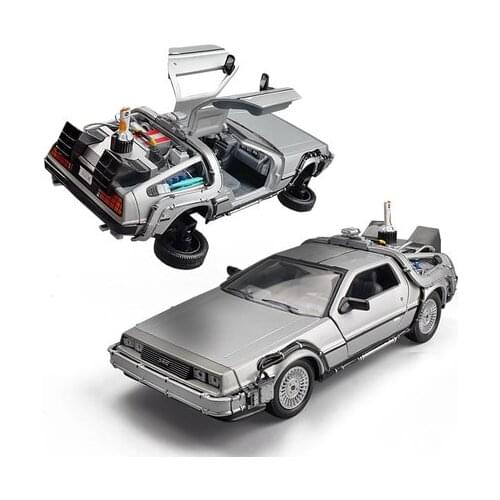 WELLY 1:24 Mini Alloy Car Model Back To The Future III Series Diecast Vehicle Toy Gift
