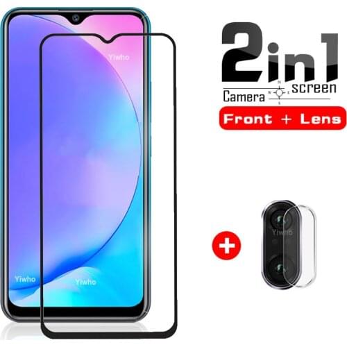 2 in 1 Tempered Glass For Vivo Y12 Camera Len Protective Glass On For Vivo Y17 Y11 2019 Screen Protector Film V1902 VivoY11 Y 17