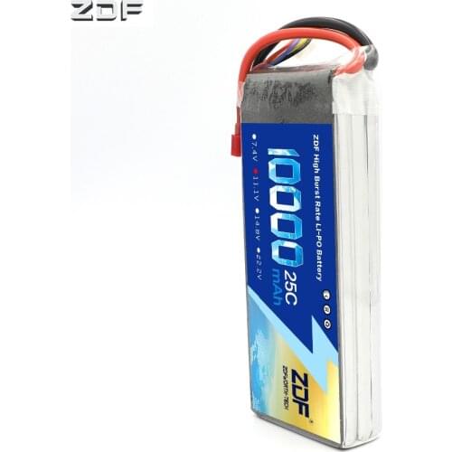 ZDF 11.1V 3S 10000MAH 25C 50C Lipo Battery RC AKKU Bateria for Airplane Helicopter Boat FPV Drone UAV