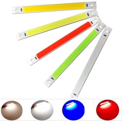 1PCS 60x8mm 6008 COB LED Bulb 3W Light Warm Cold White Blue Red LED COB Strip Bulb DC 3V 6V Chip for DIY Work Bicycle Lighting