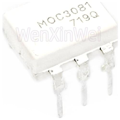 10PCS/LOT MOC3081 DIP6 3081 Optocoupler Lsolator New SIP-6