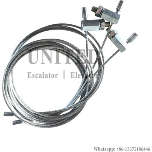 10pcs UNITED Elevator Wire Rope FAA712AK5 L3640mm Aircord For OP 900