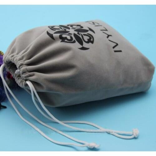 100pcs/lot CBRL small velvet jewelry pouch velvet gift pouch velvet drawstring pouch bag custom logo jewelry bag