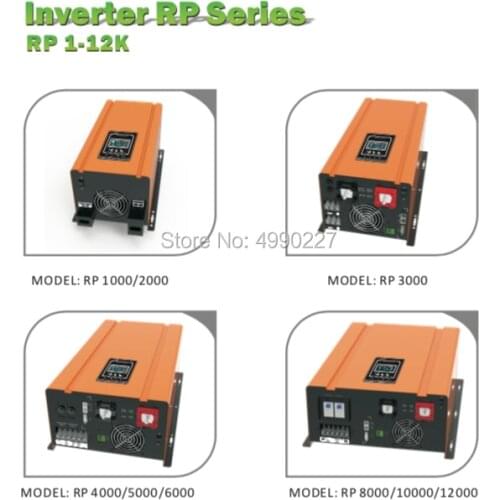 Pure Sine Wave 3KW 3000W Off grid Inverter DC 12V 24V 48V to AC 220V 230V 240V with AC charger and UPS can be Wall mounted