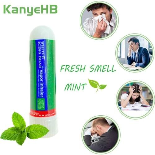 5pcs Rhinitis Mint Cream Chinese Original Herbal Nasal Inhaler Refresh Runny Nose Cold Cool Ointment Aroma Essential Oils Stick