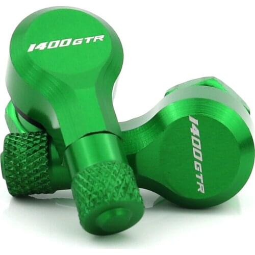 Motorcycle Accessories CNC Wheel Tubeless Tire Valve Stems 90 Degree 11.3mm Fit For Kawasaki 1400GTR Front and Rear