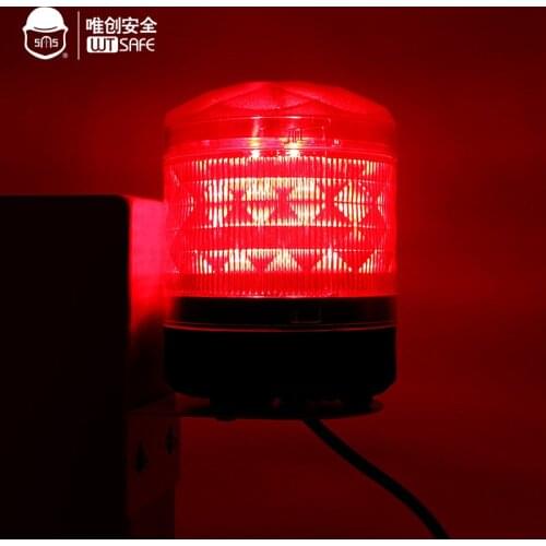 Car Emergency Road Rescue Safety Help Flashing Lights LED Strobe Warning Flashlights Beacon Lamps Magnetic Red Blue