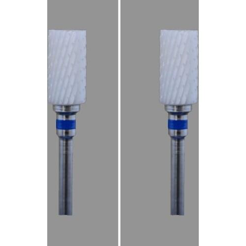 White 2 Pcs/Lot-Zirconia Ceramic Dental Lab Burs - Cross cut super fine (0503.060)
