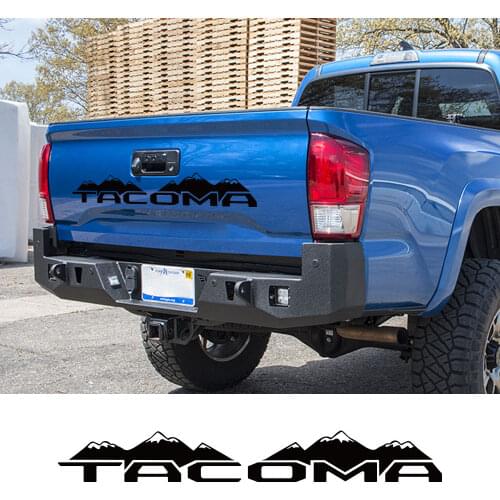 For Toyota Tacoma TRD Pickup Rear Tail Sticker Truck Tailgate Graphics Mountain Cover Car Vinyl Decor Decals Auto Accessories