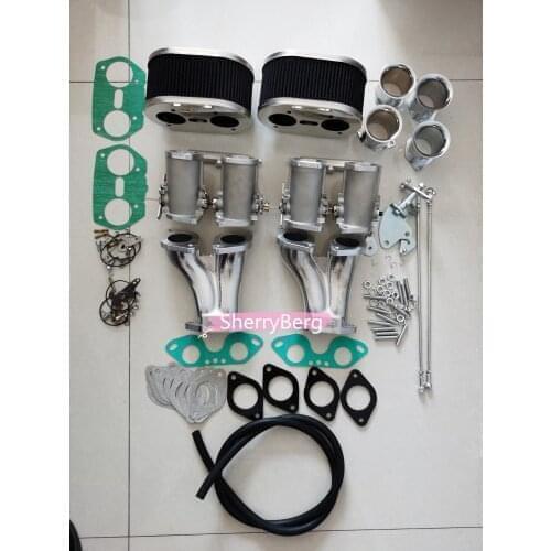 SherryBerg FAJS dual 50mm IDF 50idf 50 IDF throttle body with horn TPS plug filter split type for T4 replace weber delloroto