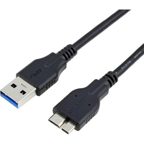 20CM USB 3.0 Type A to Micro B Cable USB3.0 Fast Data Sync Cable Cord for External Hard Drive Disk HDD Samsung S5