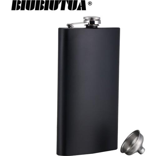 BIUBIUTUA 4 5 7 8 9 10 12oz Stainless Steel Mini Hip Flask Liquor Whisky Outdoor Portable Pocket Flasks Alcohol Gift Flask
