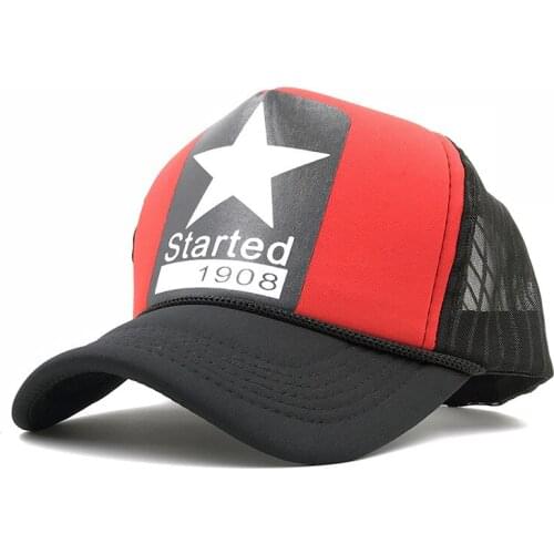 New Unisex Baseball Cap Print Summer Mesh Cap Hats For Men Women Snapback Gorras Hombre hats Casual Hip Hop Caps Trucker Hat