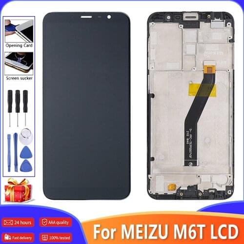 Original Replacement LCD For MEIZU M6T M811H M811S M811T M811Q Display Touch Screen With Frame Digitizer Assembly Repair Parts