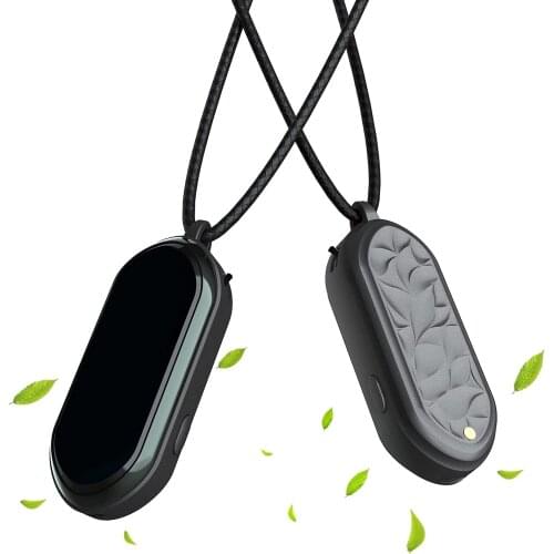 Portable Air Purifier, Wearable Air Necklace,Wearable Negative Ions Air Purifier for Home Travel