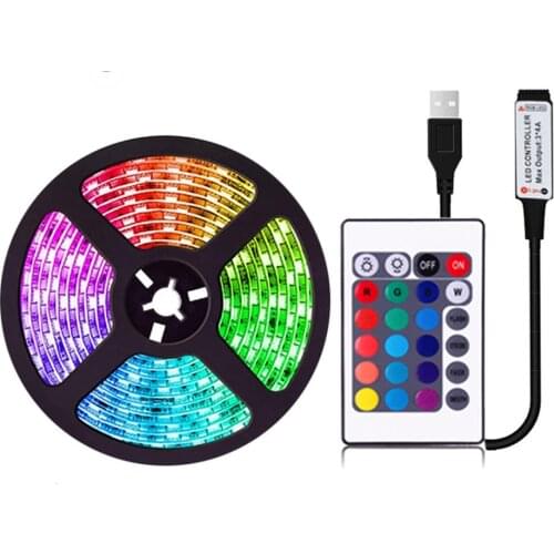 Sanyi LED Light Strips Wireless WIFI Controller Flexible RGB Decoration BackLight Lamp Night Light Luminous String For Bedroom
