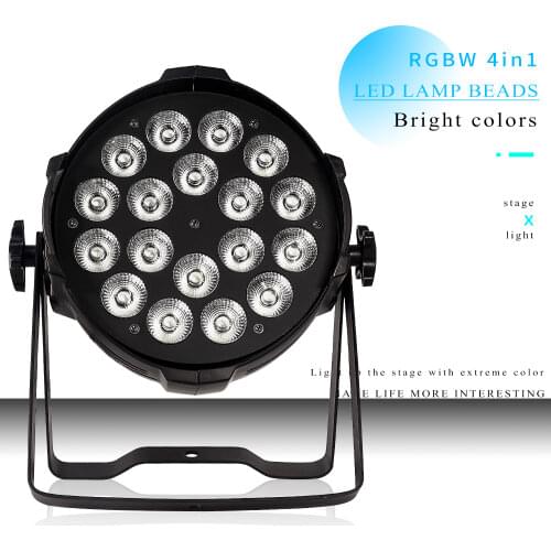18*12w Light Aluminum LED Par 18x12W RGBW 4in1 LED Par Can Par 64 led spotlight dj projector wash lighting stage light