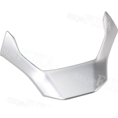 BBQ@FUKA Inner Electroplating Decorative Chrome Steering Wheel Cover Insert Trim Fit For 2014 Peugeot 408 Car Accessorries