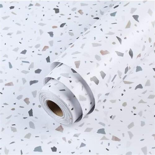 Waterproof Marble Wallpapers Vinyl Self Adhesive Film Living Room Wall Stickers Kitchen Cabinets Desktop Drawer Contact Paper