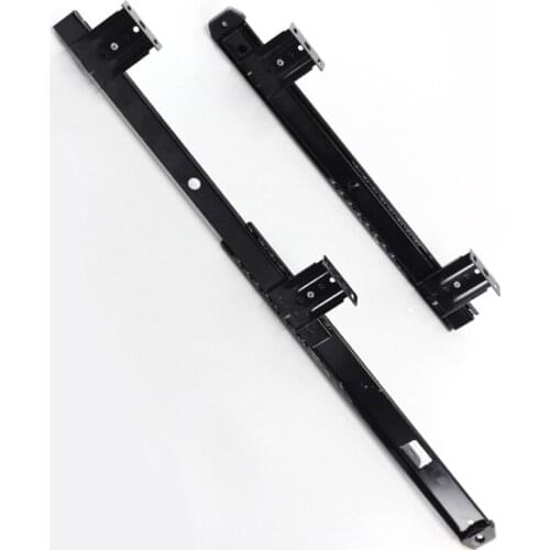 X6HD 1Pair Heavy Duty Ball Bearing Slides Keyboard Drawer Tray Accessories Furniture Rail Rack with Adjustable Height Bracket