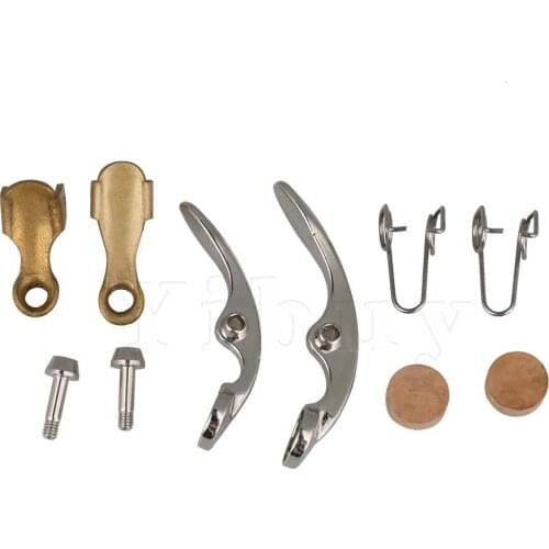 Yibuy Bb Trumpet Water Key Spit Valve Assembly Set Repairing Accessories
