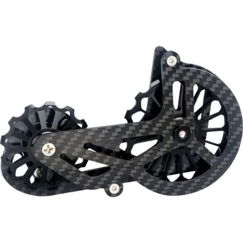 Bicycle Rear Derailleur Pulley Carbon Fiber Ceramic Bearing Guide Wheel 13T-17T for R8000/8050/9000/9150 Road Bike Mountain Bike