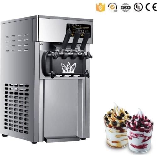 1200W Three-color Soft Ice Cream Machine New Type Portable Ice Cream Machine Machine Small Commercial Ice Cream Machine