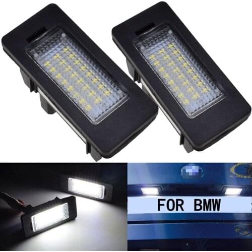 2 PIÈCES Voiture Automatique de Plaque D'immatriculation Lumière Led Lampe Blanc POUR BMW X1 E39 E60 E82 E90 E92 E93 M3 E70 X5