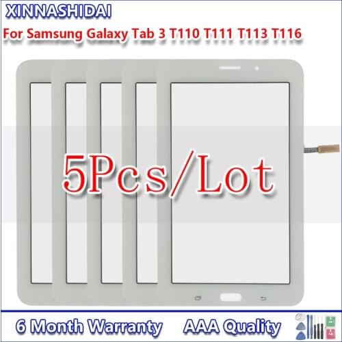5pcs/lot For Samsung Galaxy Tab 3 Lite T110 SM-T110 LCD T111 LCD Screen T113 T116 LCD Display Touch Screen Panel Monitor Module