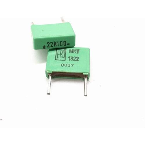 5pcs Original MKT-1822 Series 100V 0.22uF Fever Film Capacitor Correction Capacitor
