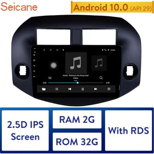 Seicane 10.1 inch Android 10.0 Car Multimedia Player GPS Navigation For 2007 2008 2009 2010 2011 Toyota RAV4 With Bluetooth